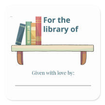 Etiqueta Personalizada Para La Biblioteca De Nombr