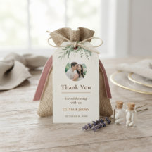 Etiqueta personalizada para regalo de boda | Rústi