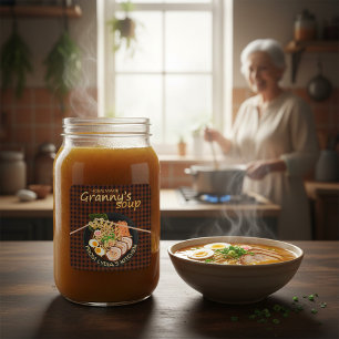 Etiqueta Personalizada Sopa de la Abuela Casera