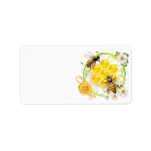 Etiqueta Personalizado Apairist de Honey Bee Beekeeper