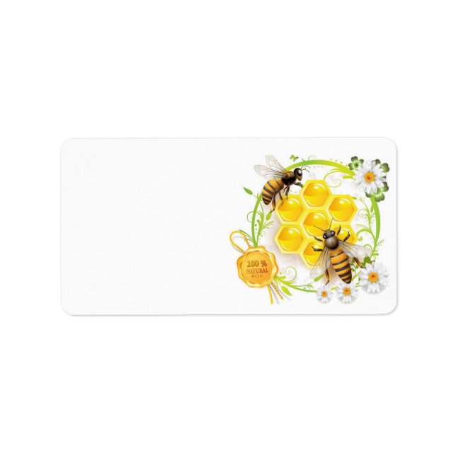Etiqueta Personalizado Apairist de Honey Bee Beekeeper (Frente)