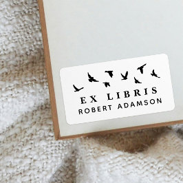 Etiqueta Personalizado Birds Biblioteca personal Ex Libris 