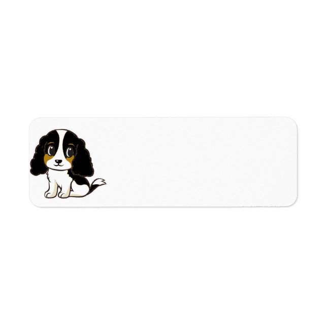 Etiqueta personalizado blanco negro de menos (Frente)
