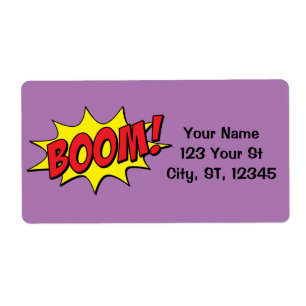 Etiqueta Personalizado Boom Thunder_Cove