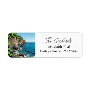 Etiqueta Personalizado Condado de Door Wisconsin 