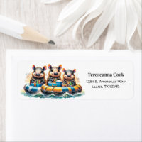 Personalizado Cute Armadillos Divirtiéndose De Tub