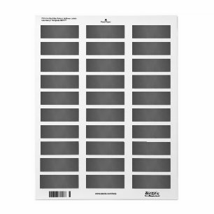 Etiqueta Personalizado de Chalkboard Blank