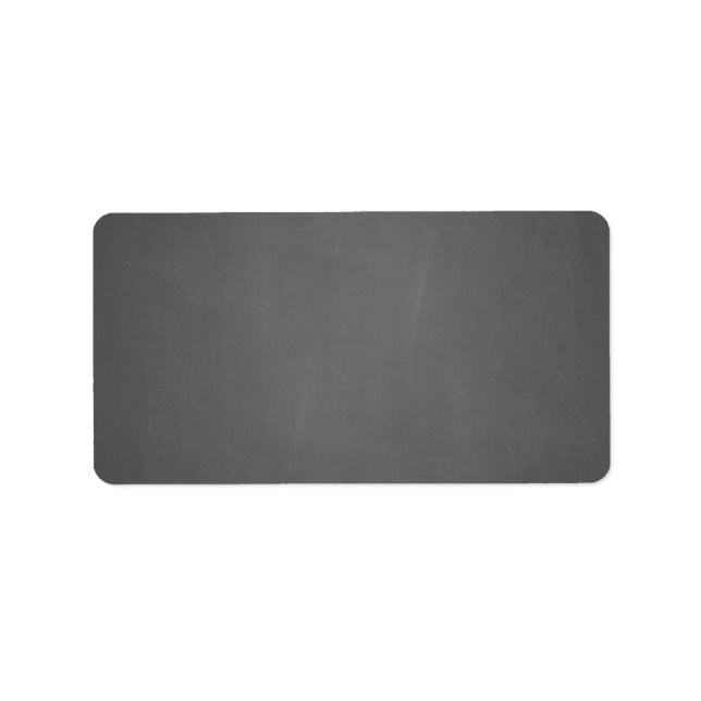 Etiqueta Personalizado de Chalkboard Blank (Frente)