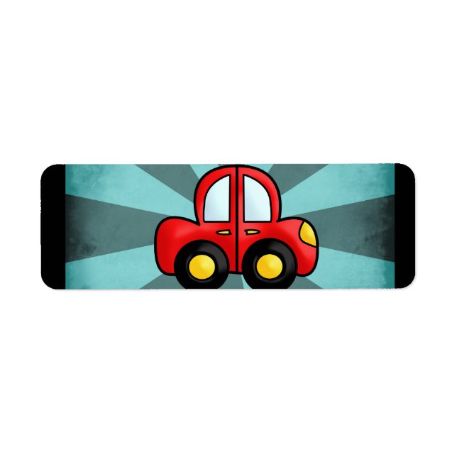 Etiqueta Personalizado de coches (Frente)