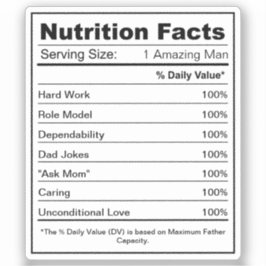 Etiqueta Personalizado de datos de nutrición total