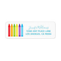 Personalizado de Maestría Básica Cute Crayon