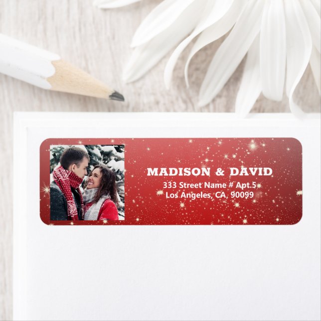 Etiqueta Personalizado de navidades Foto (In situ)