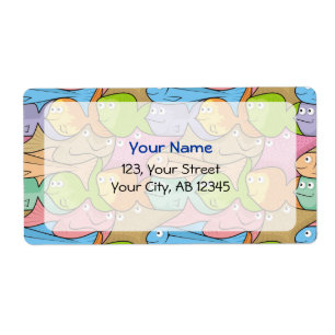 Etiqueta Personalizado de pescado