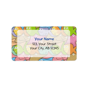 Etiqueta Personalizado de pescado