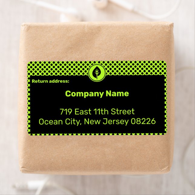 Etiqueta Personalizado Emprendedor Pequeño Empresa Mensajes (In situ)