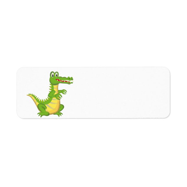 Etiqueta Personalizado Fondo del lagarto (Frente)