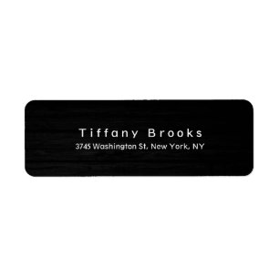 Etiqueta Personalizado Gris elegante y moderno