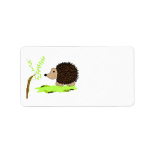 Etiqueta Personalizado Hedgehog