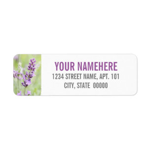 Etiqueta Personalizado Lavender