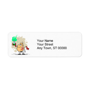 Etiqueta personalizado loco de científicos