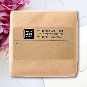 Etiqueta Personalizado logotipo comercial Kraft Style Etiqu
