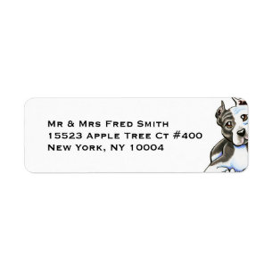 Etiqueta Personalizado magro de Amstaff