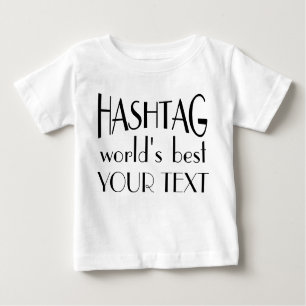 Etiqueta personalizado mejor camiseta infantil del