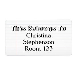 Etiqueta Personalizado Nombre Personalizado Gran Planta de 