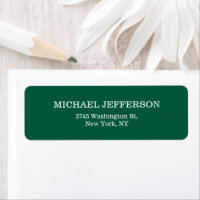 Personalizado personalizado de color verde de caza