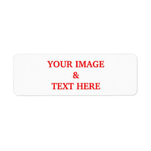 Etiqueta Personalizado personalizado de su propia foto