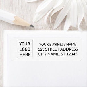 Etiqueta Personalizado profesional Logotipo de empresa blan