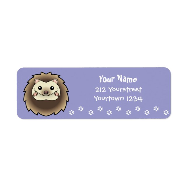 Etiqueta Personalizado Pygmy Hedgehog (Frente)