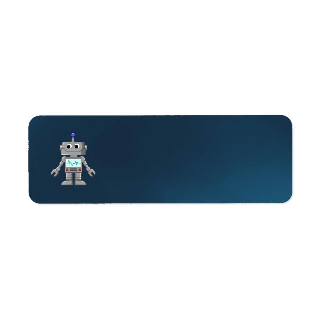 Etiqueta personalizado robot (Frente)
