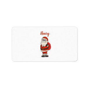 Etiqueta Personalizado Santa Claus Navidades Flip Flops