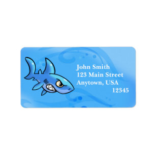 Etiqueta Personalizado Shark