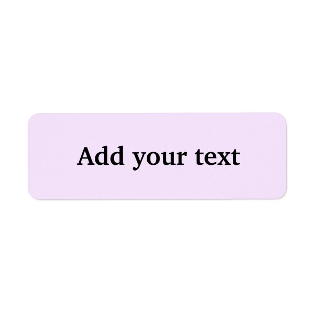 Etiqueta Personalizado simple mínimo y elegante añada sus c (Frente)