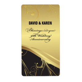 Etiqueta Personalizar, 50 aniversario Boda Religioso