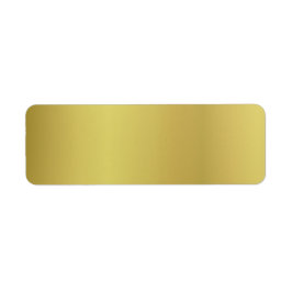 Etiqueta Personalizar de plantilla de oro