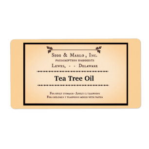 Etiqueta personalizar viejo rx