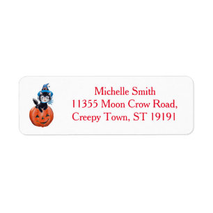 Etiqueta Personalized Custom Halloween L Label
