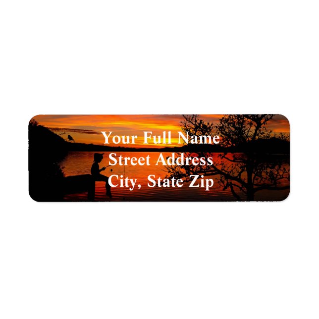 Etiqueta Pesca de Sunrise (Frente)