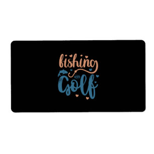 Etiqueta Pesca Y Golf