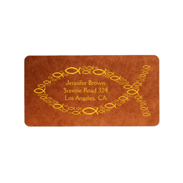 Etiqueta Pescado cristiano | (Frente)