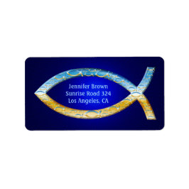 Etiqueta Pescado cristiano elegante | compartir tu fe