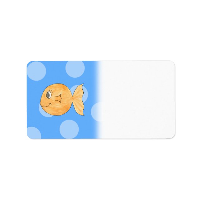 Etiqueta Pescado de oro. (Frente)