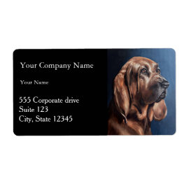 Etiqueta Pet Portrait Painting Return Address Labels