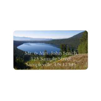 Etiqueta Phelps Lake III en el Parque Nacional Grand Teton