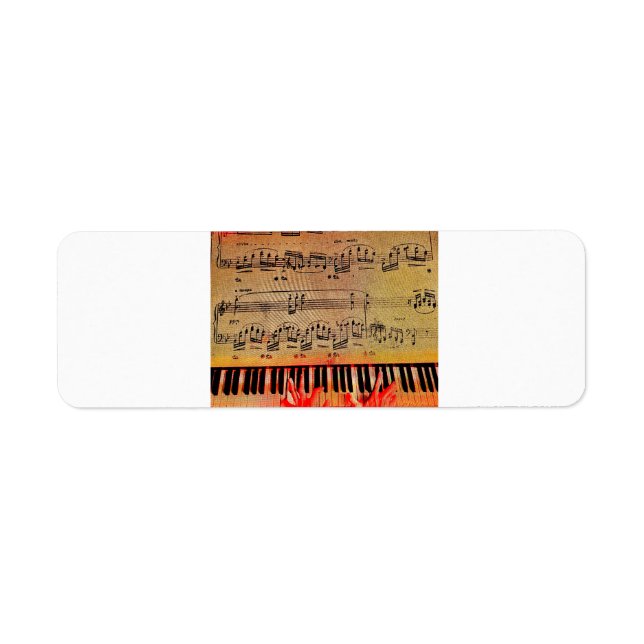 Etiqueta Piano (Frente)