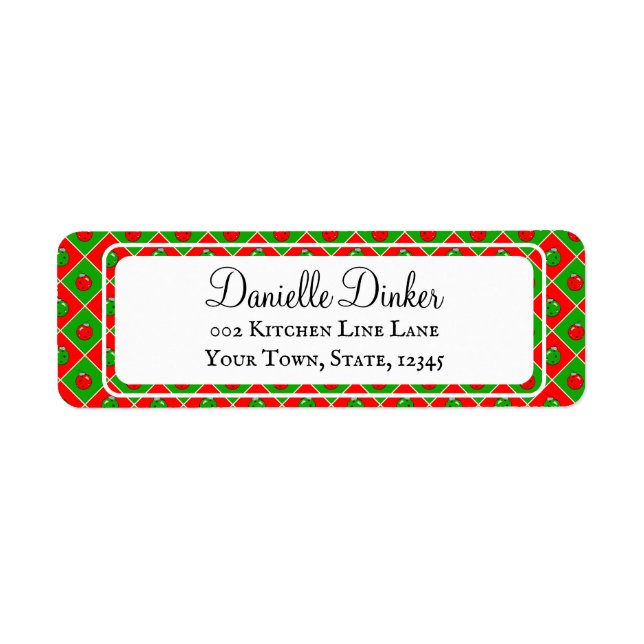 Etiqueta Pickleball Christmas Party Invites Cards Festive (Frente)