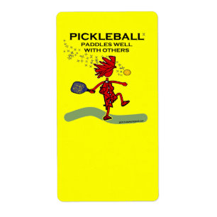 Etiqueta Pickleball se bate bien con otros
